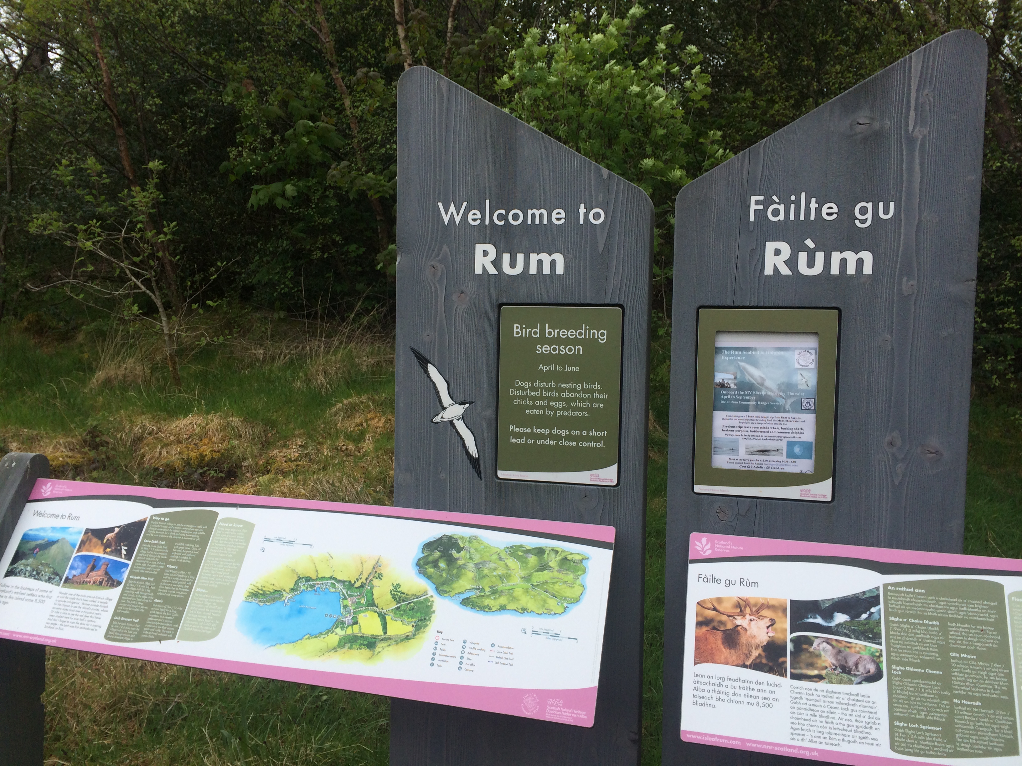 Rum Info Board Robin Mckelvie